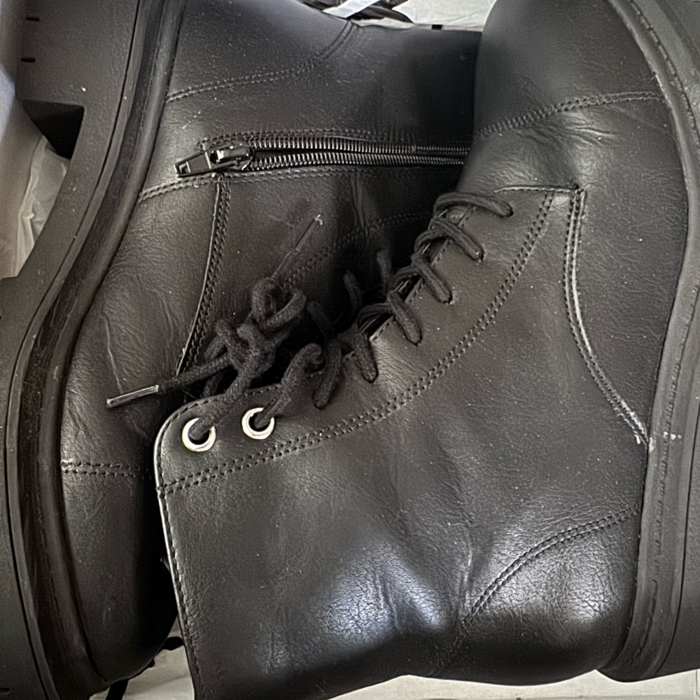 Black Leather women’s Boots